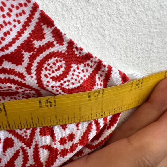 Ann Taylor‎ Paisley Babydoll Dress Sz 4P Y2K 2000s Boho Retro Indie Cottagecore - Picture 6 of 6